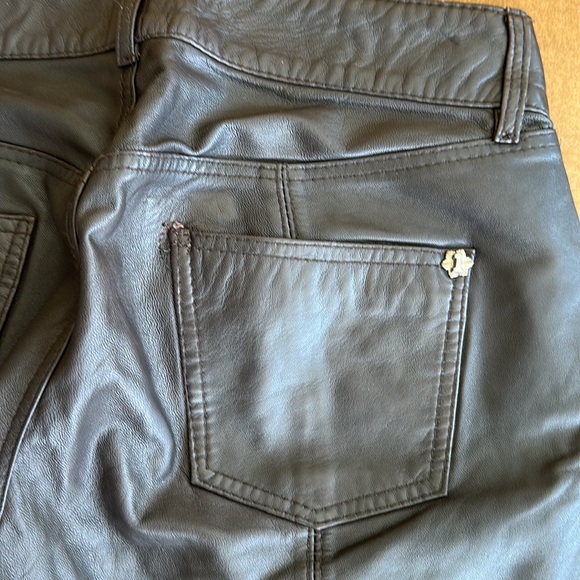 Glove softest leather Pants Jeans style Zippers ankles42 size Low rise. Designer - Picture 7 of 16